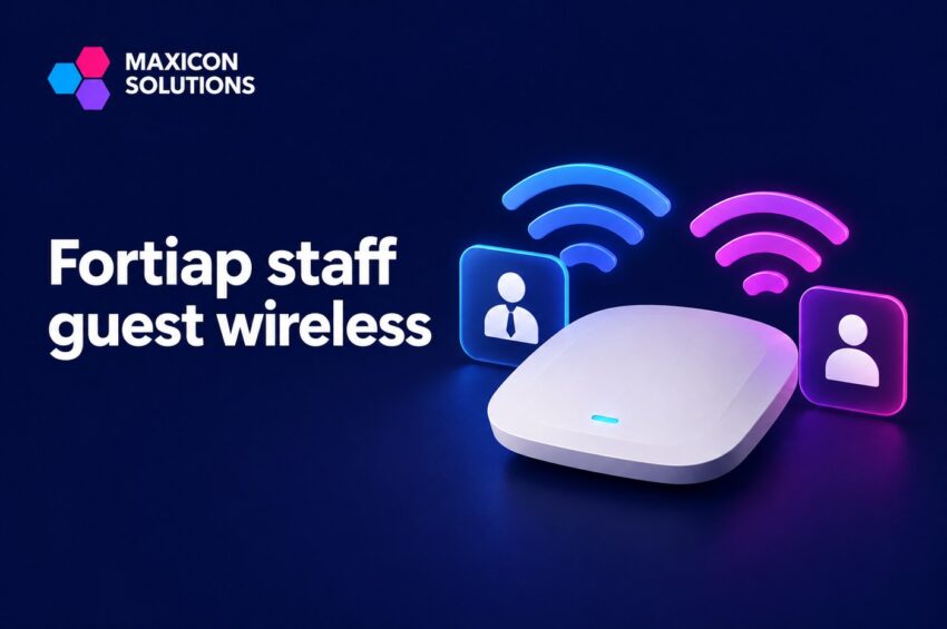 FortiAP Wireless Planning for Staff and Guest Access