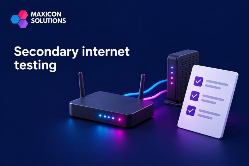 Testing a Secondary Internet Connection Before an Outage